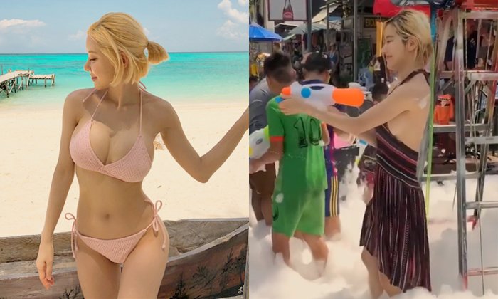 "ดีเจโซดา" สวย แซ่บ ล่าสุดบุกเล่นสงกรานต์เมืองไทย