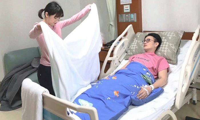 "ฟลุค จิระ" ผิดคิวกลางกองละครเวที เอ็นหัวเข่าขาด 