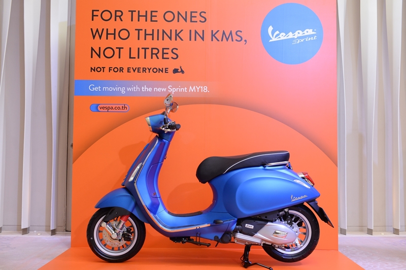 Vespa Primavera 150 2018 ใหม่ วางจำหน่ายในไทยแล้ว ราคา 122,400 บาท