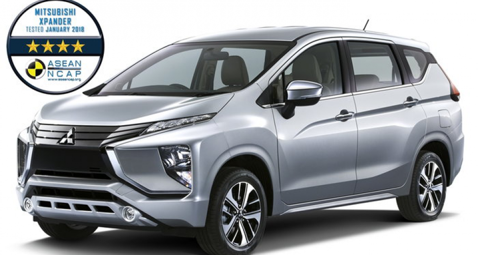 Mitsubishi Xpander 2018 คว้าความปลอดภัย 4 ดาวจาก ASEAN NCAP