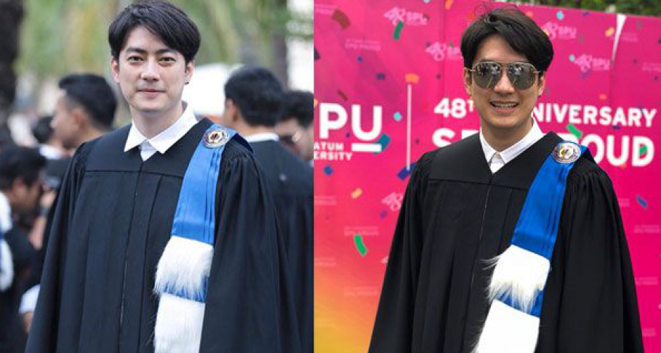 "ฟิล์ม รัฐภูมิ"เฮ จบโทแล้วเตรียมเดินหน้าคว้าปริญญาเอก จากอเมริกา