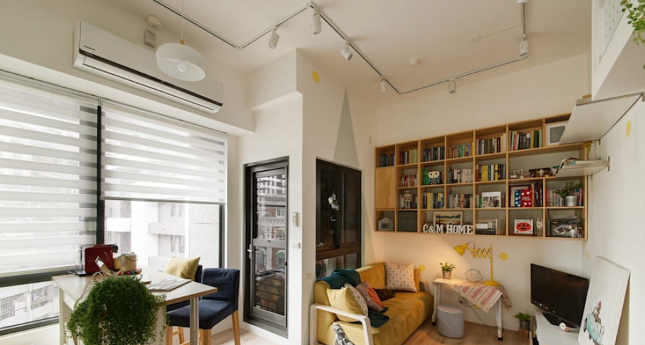 อพาร์ทเมนท์ขนาดเล็กแต่มีสไตล์