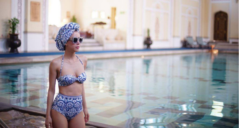 "ไอซ์" เที่ยวอินเดีย พร้อมโชว์แซ่บในชุดบิกินี