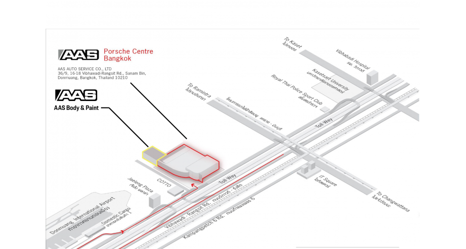 เอเอเอส ออโต้ เซอร์วิส จำกัด ภูมิใจนำเสนอ AAS Body & Paint Centre of Excellence