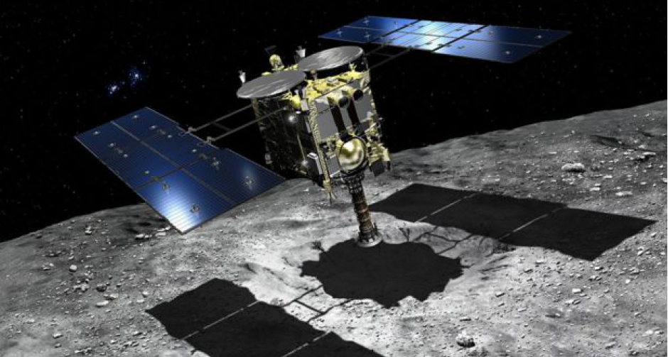 จากการสำรวจดาวเคราะห์น้อย Ryugu ยาน Hayabusa แสดงภาพหินที่มีรูปทรงประหลาดคล้ายเกี๊ยวกลับมายังโลก