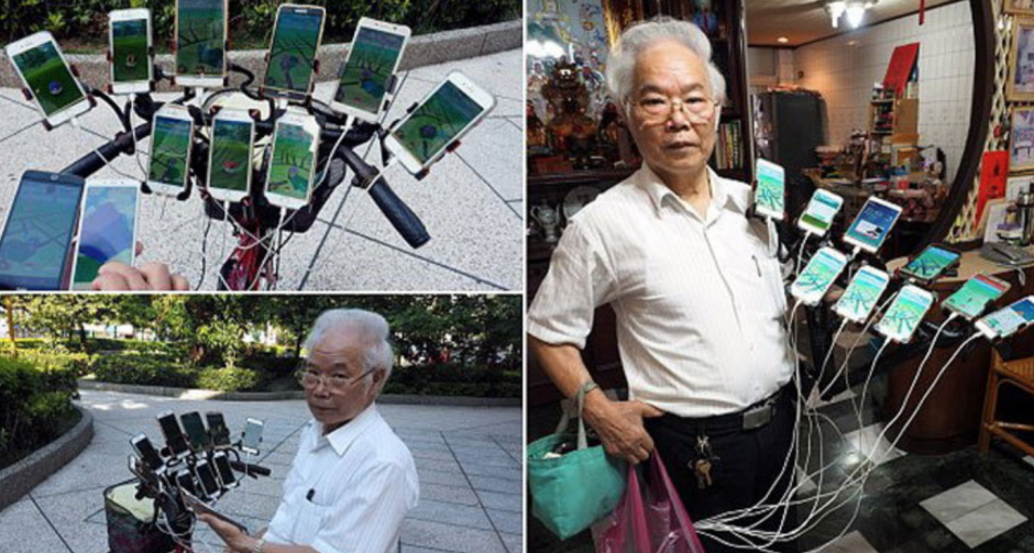 คุณตา วัย 70 ปี จาก ไต้หวัน โชว์การเล่น Pokémon GO จนหลายคนต้องอาย