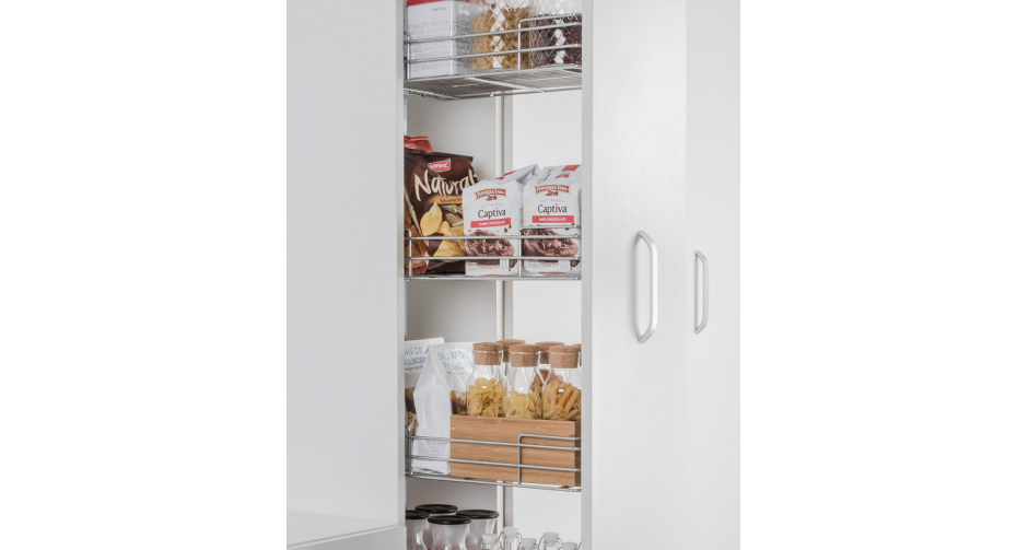 สวยหรู ดูเป็นระเบียบ ด้วยชุดตู้สูงบานดึง มิลานซีรี่ย์