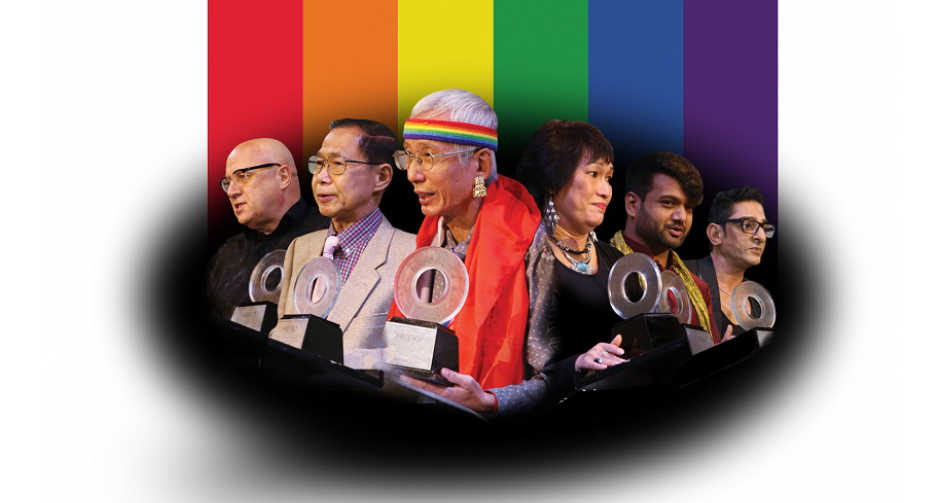 งานมอบรางวัลให้แก่ผู้ที่อุทิศตนทำงานรณรงค์เกี่ยวกับด้านเอชไอวีและความหลากหลายทางเพศทั่วภาคพื้นเอเชียแปซิฟิก