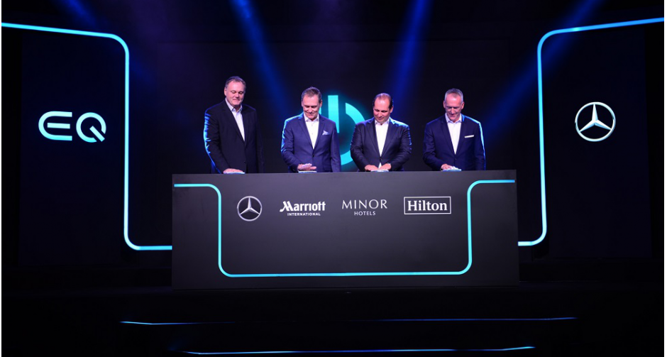 เมอร์เซเดส-เบนซ์ เสริมแกร่งแบรนด์ EQ ขยายจุดชาร์จรถยนต์ไฟฟ้า ใน 3 เครือโรงแรมชั้นนำทั่วประเทศ