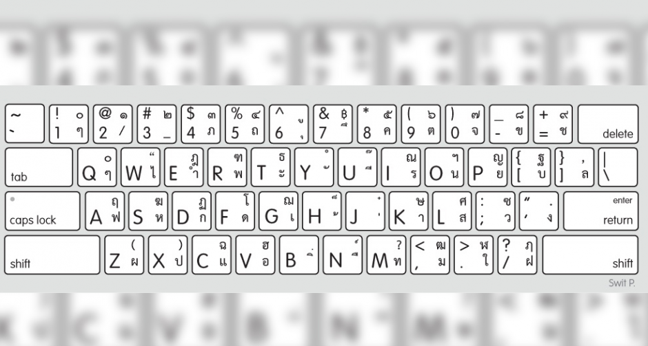 ทำไม ? แป้นพิมพ์คีย์บอร์ดถึงไม่เรียง ABCDF 