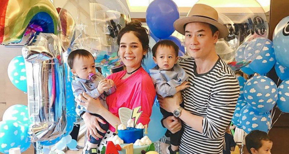 "ชมพู่-น็อต" จัดปาร์ตี้วันเกิดให้ลูกแฝด น้องสายฟ้า-พายุ ฉลองอายุครบ1ขวบ