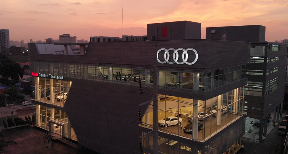 Audi ทุ่มพันกว่าล้าน เปิดโชว์รูมทันสมัยสุดในเอเชียตะวันออกเฉียงใต้ พร้อมชิงเปิดตัว Audi Q8 ที่แรก 