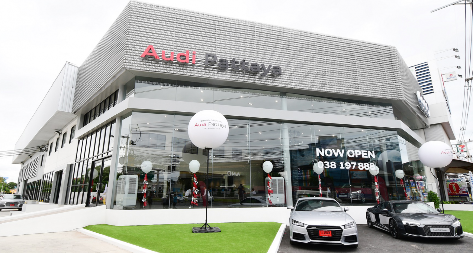 Audi เปิดโชว์รูม-ศูนย์บริการที่พัทยาอย่างเป็นทางการแล้ว พร้อมรุกสร้างแบรนด์ให้แข็งแกร่ง 