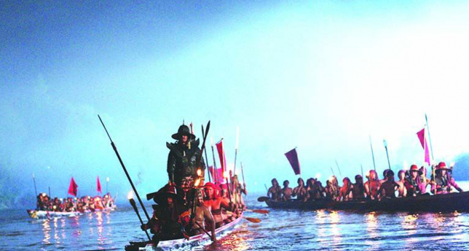 อลังการ "ฉากยุทธนาวี" กลางแม่น้ำน่าน ศรีอโยธยา ภาค 2 