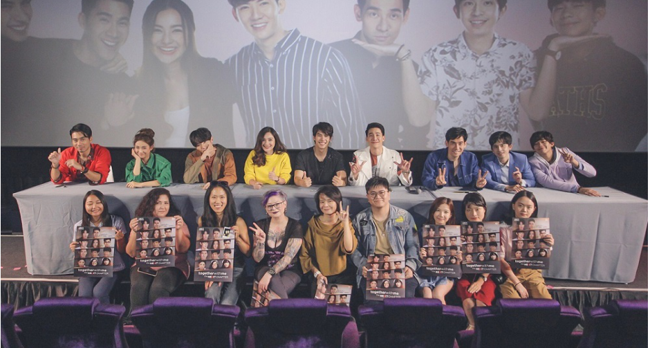 แรงดีไม่มีตก! สาวก “กร-น็อค” แห่บินลัดฟ้า ร่วมงาน “Together with me warm up party”