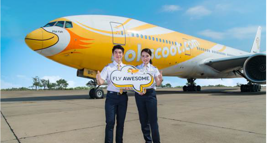 นกสกู๊ตทุบสถิติบินตรงเวลาเหนือกว่ามาตรฐาน