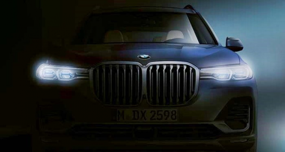 BMW X7 2019 ปล่อยภาพทีเซอร์แรกอย่างเป็นทางการแล้ว
