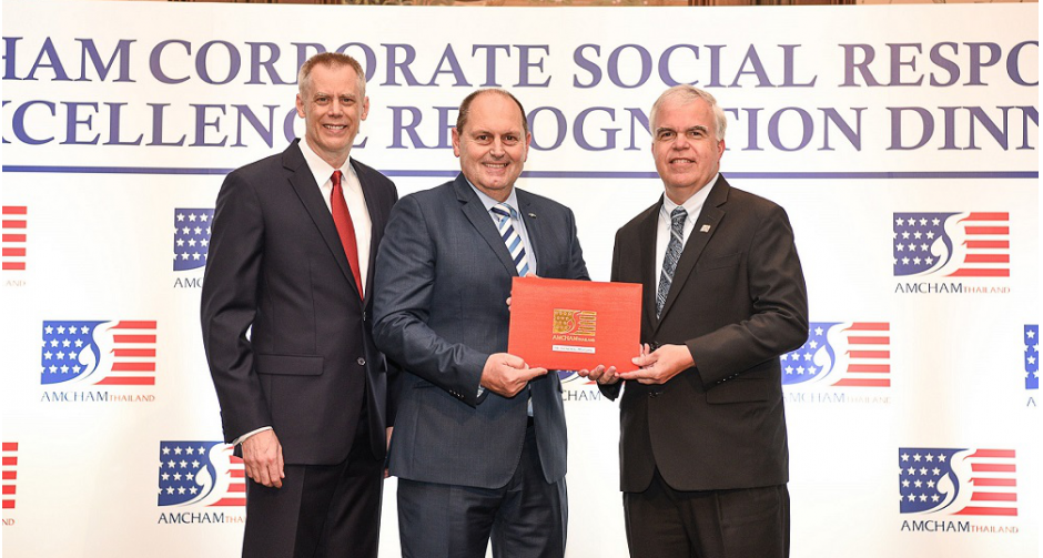 จีเอ็มคว้ารางวัลองค์กรที่รับผิดชอบต่อสังคมดีเด่น  7 ปีติดต่อกันจากหอการค้าอเมริกัน