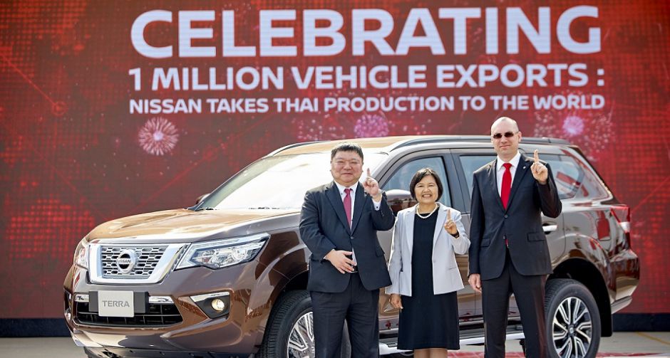 นิสสัน ประเทศไทย  ฉลองความสำเร็จในการผลิตรถยนต์เพื่อการส่งออกรถยนต์ครบ 1 ล้านคัน