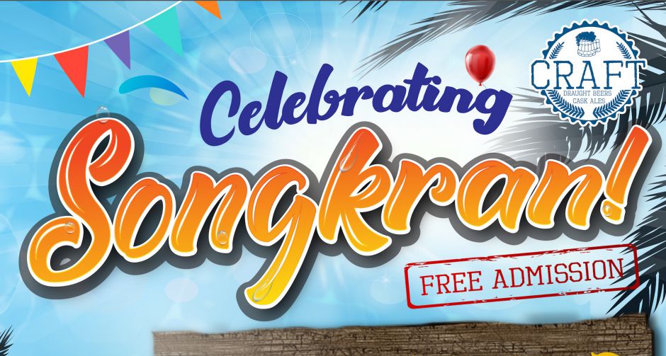 สงกรานต์ Water-Free Zone ที่ Craft สุขุมวิท 23