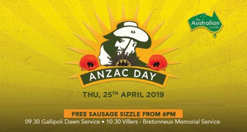 ANZAC Day at The Australian Pub