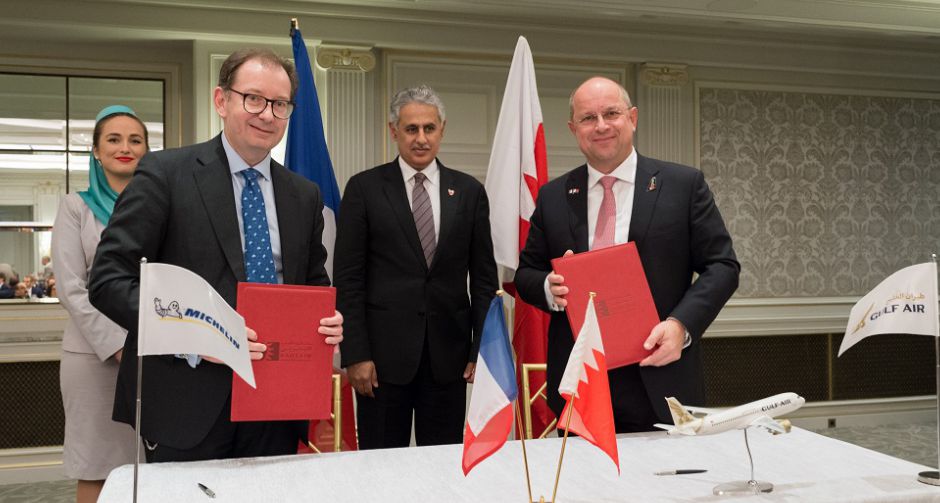 มิชลิน  ครองตำแหน่งผู้จัดส่งยางล้อเครื่องบินแต่เพียงผู้เดียวของ  กัลฟ์แอร์