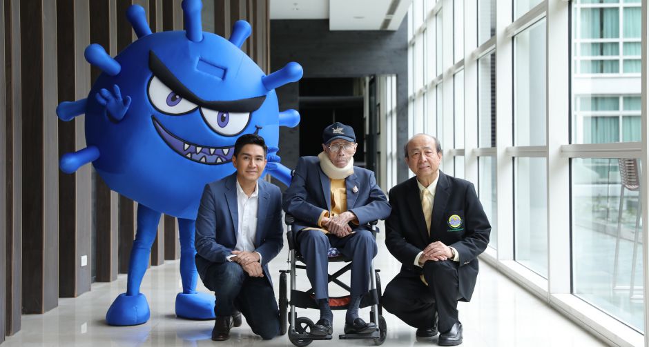 กัปตัน ภูธเนศ ร่วมรณรงค์รับมือไข้หวัดใหญ่