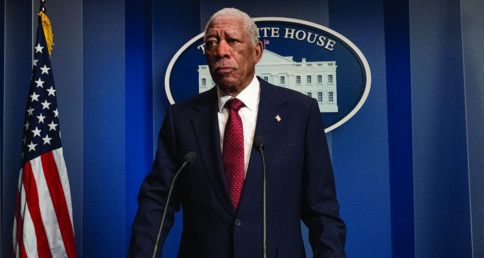 มอร์แกน ฟรีแมน เลื่อนตำแหน่งเป็นประธานาธิบดีใน Angel Has Fallen ผ่ายุทธการ ดับแผนอหังการ์