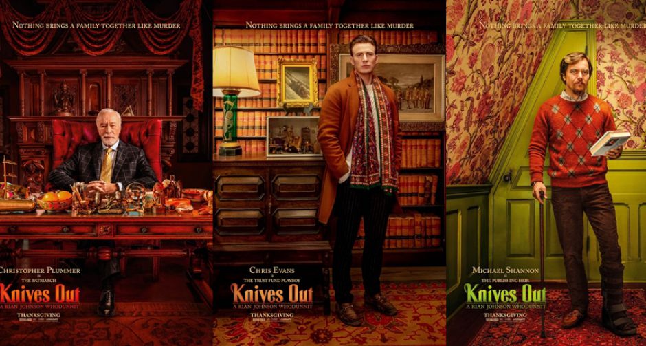 ครอบครัวพร้อมหน้า วันปริศนาฆาตกรรม! เปิด 11 ใบปิดคาแรคเตอร์ "KNIVES OUT" เมื่อทุกคนคือผู้ต้องสงสัย ใครคือฆาตกรตัวจริง