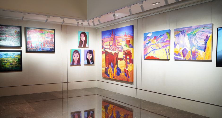 นิทรรศการภาพวาดถ่ายทอดมนต์เสน่ห์แห่งเมียนมาและเมืองย่างกุ้ง ผ่านสายตาของ 6 จิตรกรชาวพม่า