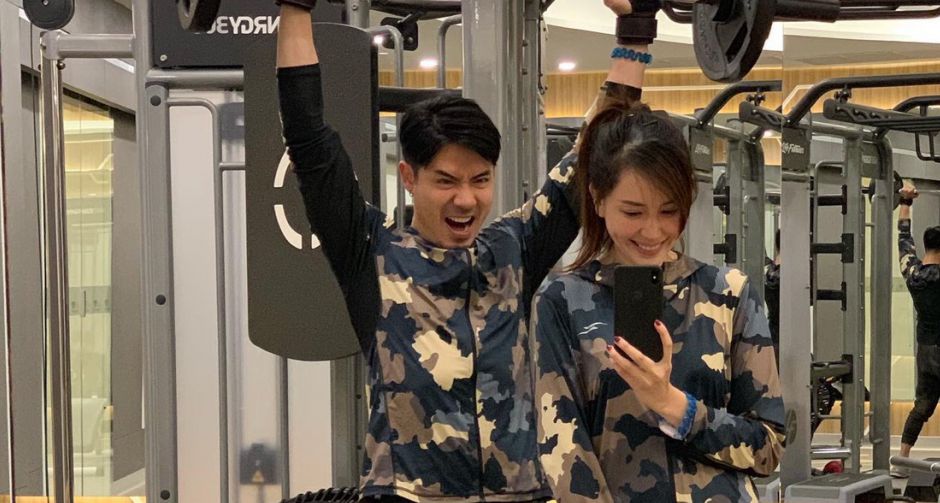 คู่รัก เชน - แพร ฟิตร่างกายเตรียมวิ่งการกุศล          ตบปากรับคำร่วมวิ่งงานการกุศล AEON MINI MARATHON #3