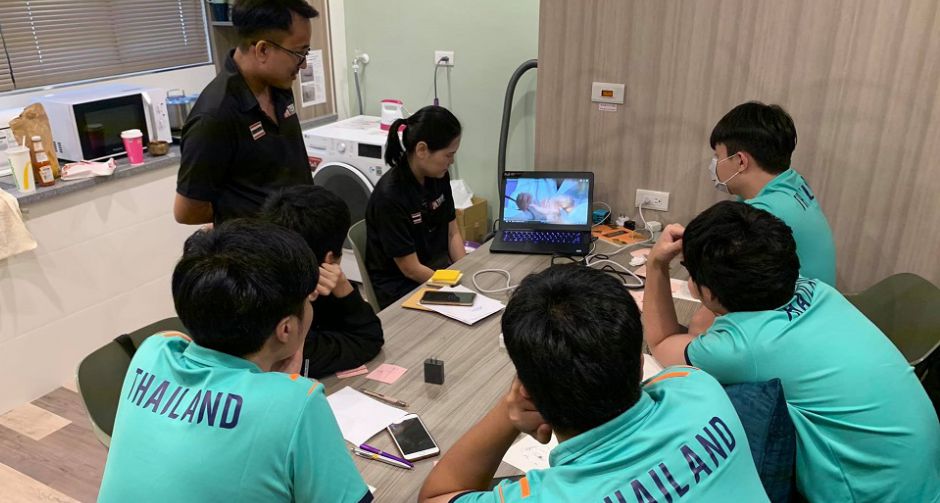 ภาพบรรยากาศการ workshop ของนักกีฬาอีสปอร์ททีมชาติไทย ณ กรุงไทเป