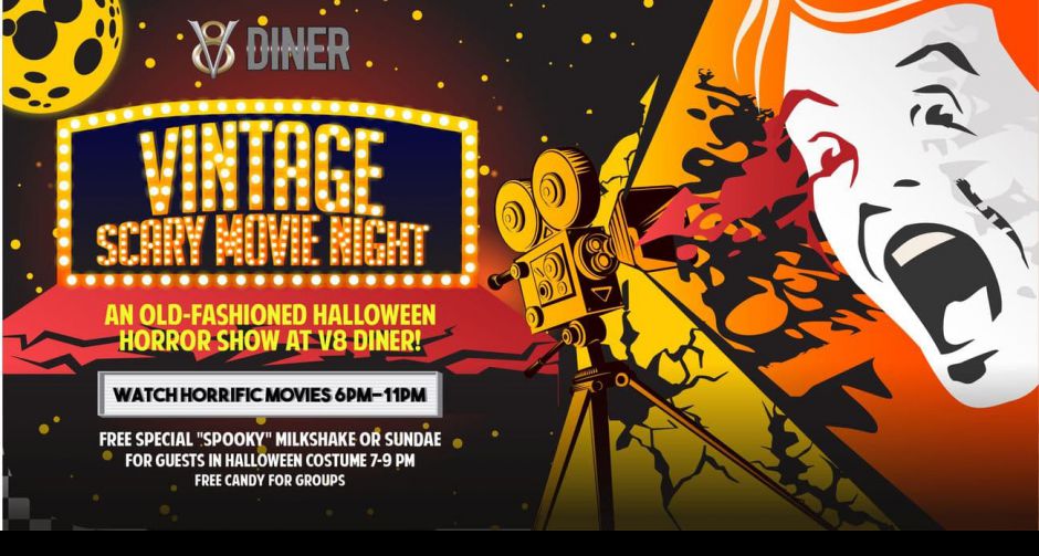 ปาร์ตี้คืนปล่อยผีที่ร้านอาหารสุดหลอน กับฮาโลวีนสุดวินเทจที่ V8 Diner