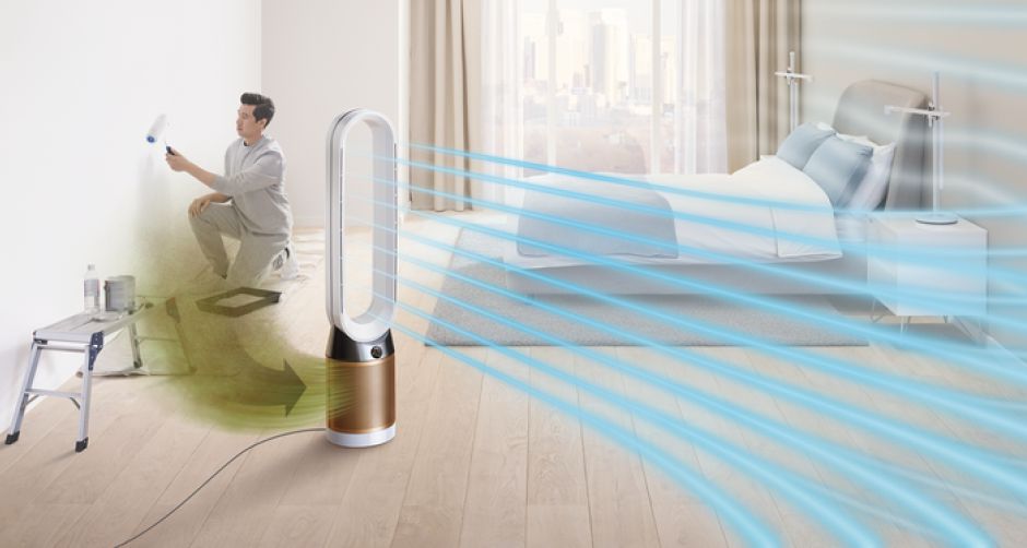 พัดลมกรองอากาศเทคโนโลยีใหม่ Dyson Pure Cool Cryptomic  ดักจับมลพิษและกำจัดสารฟอร์มาลดีไฮด์