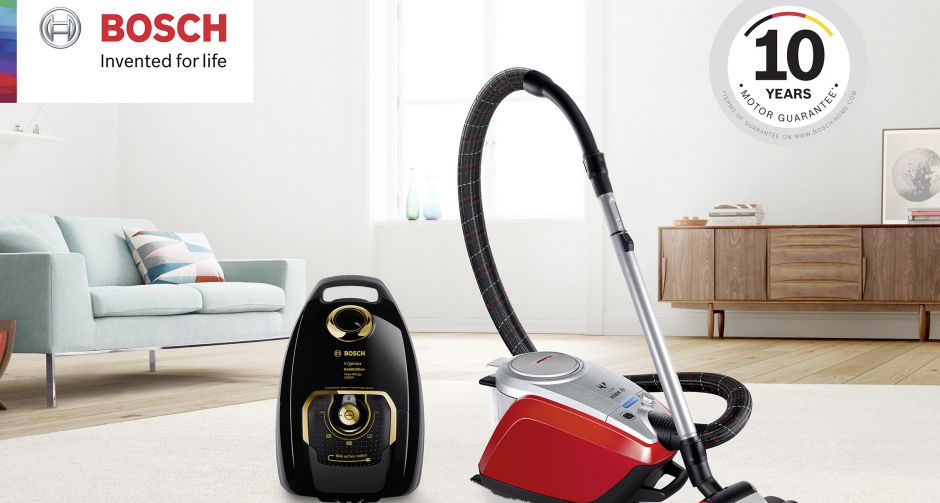 บีเอสเอช ดูแลลูกค้าหลังการขาย วางใจได้กับการใช้งาน...เครื่องดูดฝุ่น Bosch ด้วยการรับประกันมอเตอร์ 10 ปี   