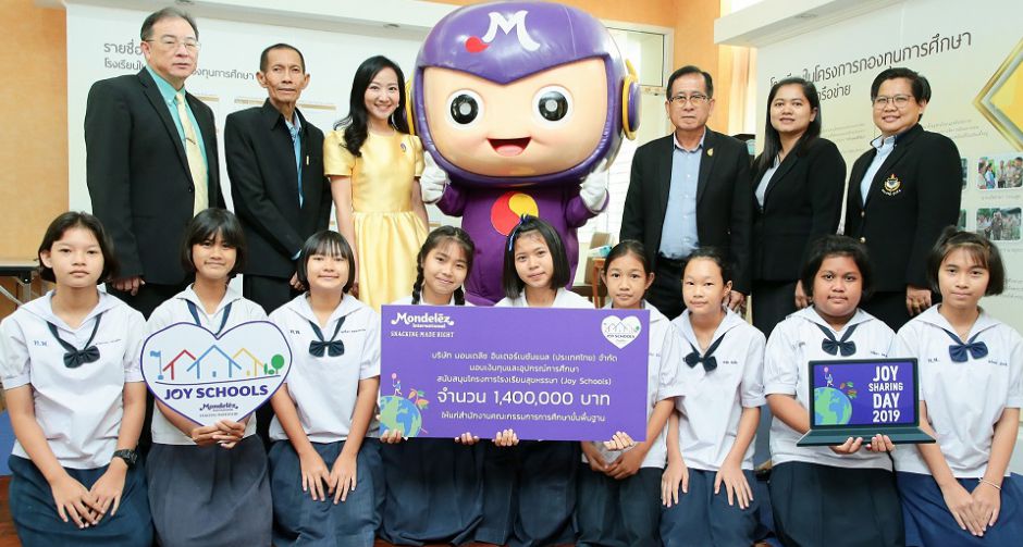 มอนเดลีซ ประเทศไทย สานต่อโครงการโรงเรียนสุขหรรษา  (Joy Schools) ปีที่ 7