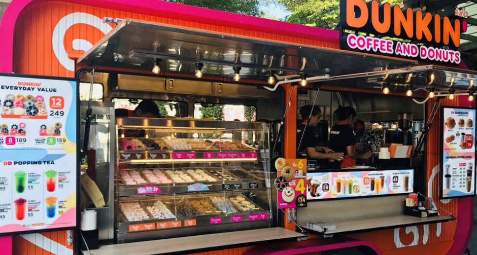ดังกิ้น โฉมใหม่! เปิดให้บริการ "ฟู้ดทรัก" (food truck)  หน่วยรถขายโดนัท นอกสถานที่