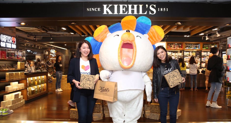 เปิดร้าน คีลส์ อย่างเป็นทางการครั้งแรกใน LazMall 
