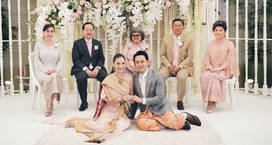 งานพิธีหมั้นและมงคลสมรสระหว่าง คุณนาตาลี เจียรวนนท์ และ คุณเกริกพล มัสยวาณิช