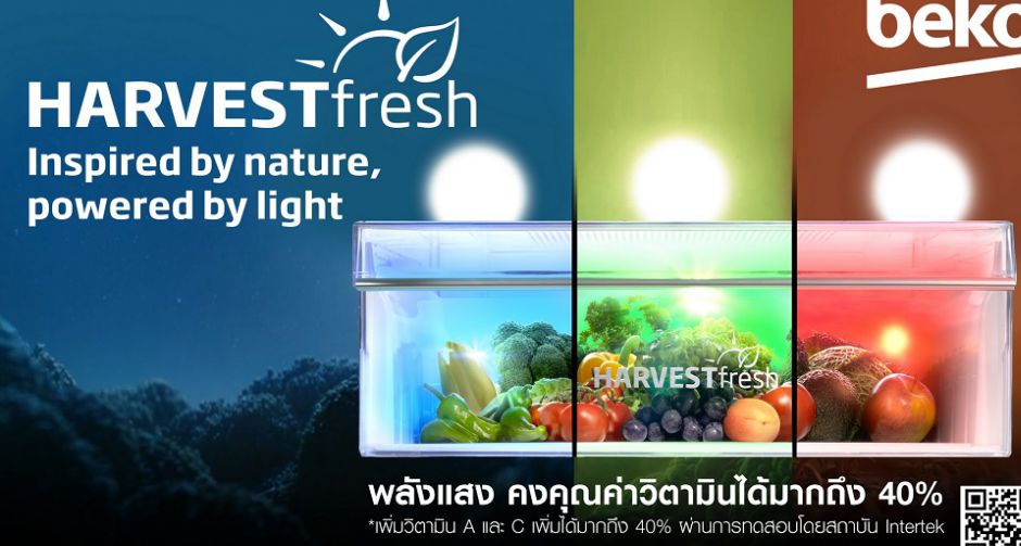 Beko เปิดตัวตู้เย็นเทคโนโลยี HarvestFresh ครั้งแรกในประเทศไทย