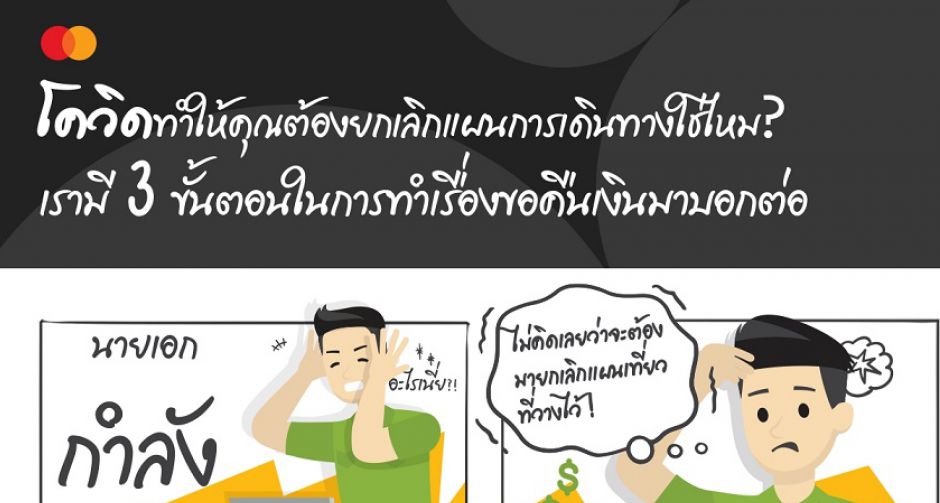 ทำยังไงให้ได้เงินคืน เมื่อโควิด-19 ทำให้คุณต้องยกเลิกแผนเที่ยวที่วางไว้