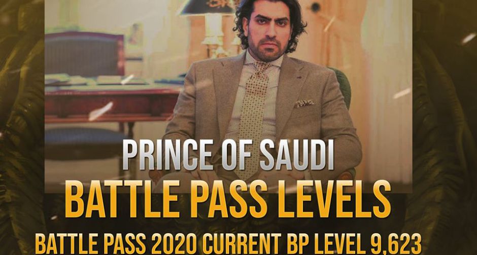 พลังเงินของแท้! เจ้าชายซาอุดิอาระเบีย เติมเลเวล Battle Pass ถึง เลเวล 9000 แล้ว