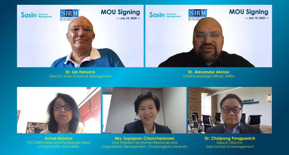 ศศินทร์ ร่วมลงนาม SHRM จัดหลักสูตร  เสริมความแข็งแกร่งมาตรฐานทรัพยากรบุคคลระดับโลก