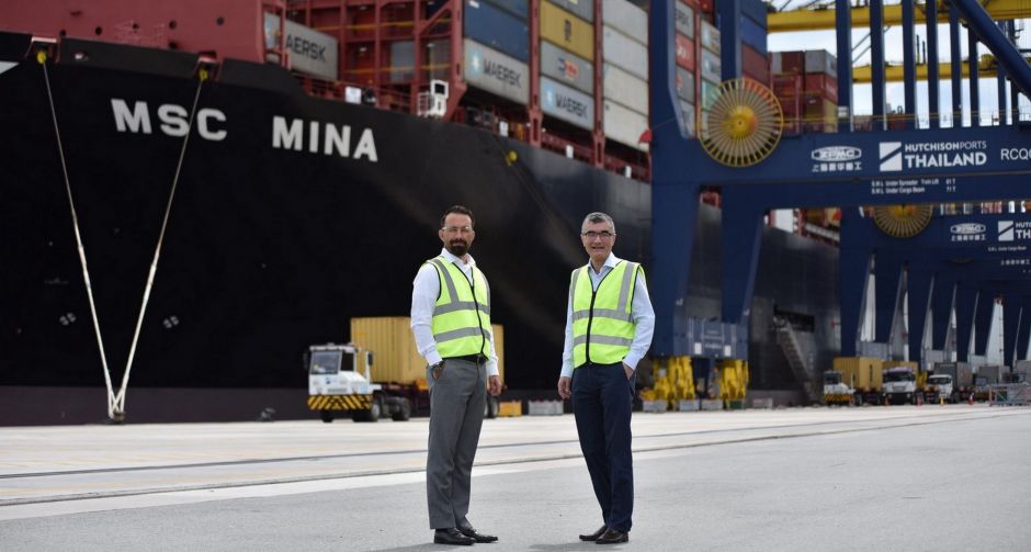 MSC MINA สร้างปรากฎการณ์ เรือขนส่งตู้สินค้าขนาดใหญ่ที่สุด  ที่เคยเทียบท่าในประเทศไทย