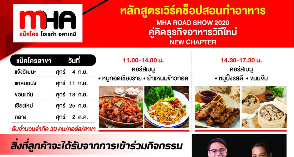 กิจกรรม workshop ภายใต้แนวคิด คู่คิดธุรกิจอาหารวิถีใหม่