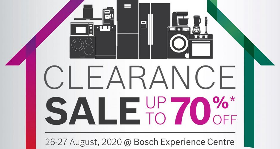 งานลดราคาสินค้าครื่องใช้ไฟฟ้า  Bosch & Siemens Clearance Sales ลดสูงสุด 70%