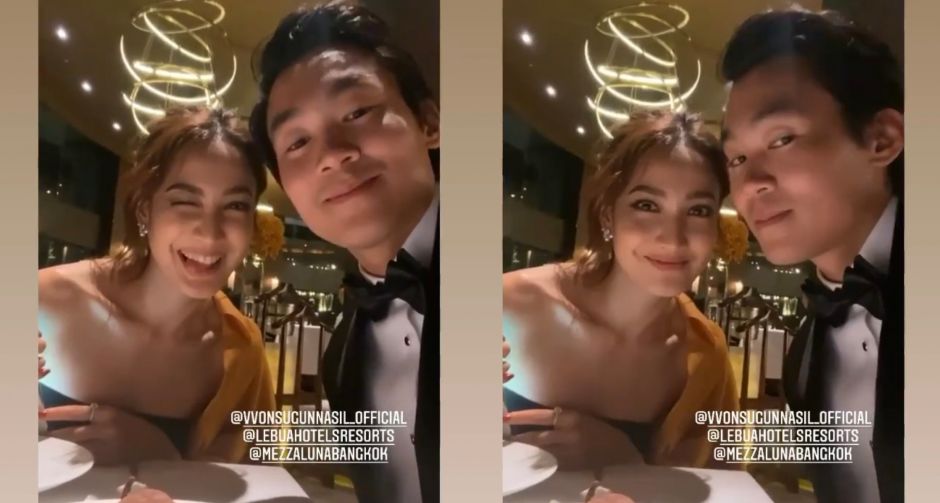 สุดโรแมนติก "แต้ว" ควงคู่ "ไฮโซณัย" ปล่อยช็อตมุ้งมิ้ง ร่วมโต๊ะดินเนอร์สุดหรู