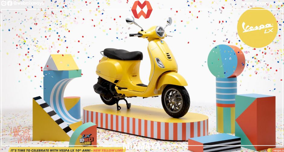 ความสนุกกลับมาอีกครั้งกับ "Vespa LX 10 th Anni" รุ่นฉลองครบรอบ 10 ปี