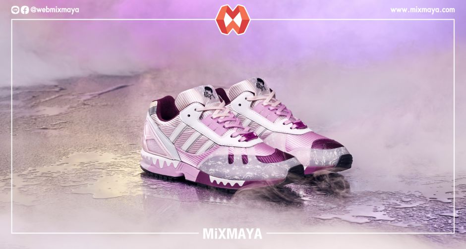 ZX 7000 HEYTEA  สนีกเกอร์สีหวานสุดเก๋จาก adidas Originals และ HEYTEA ที่สายชานมต้องไม่พลาด