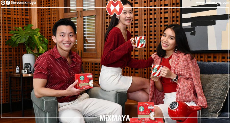 เสิร์ฟความสุขหอมหวานในช่วงวันหยุดที่บ้านด้วยแคปซูลกาแฟสด "สตาร์บัคส์ ทอฟฟี่ นัท ลาเต้" ครั้งแรกในไทย!